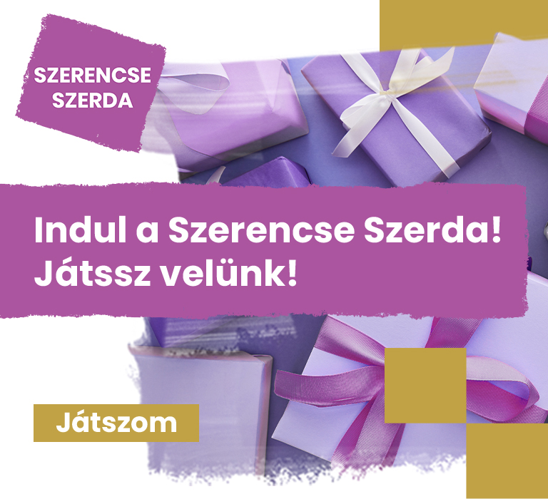 Szerencse Szerda indul! Játssz Te is!